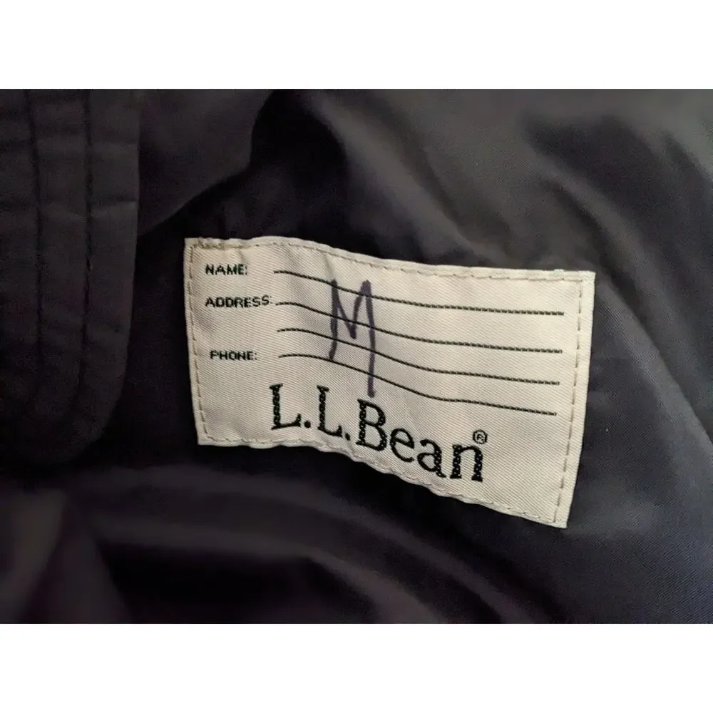 L.L. Bean Kids Size 14 Full Zip Rain Wind Pants 100% Nylon Adjust Waist 0 YX06